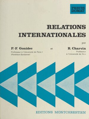 cover image of Relations internationales